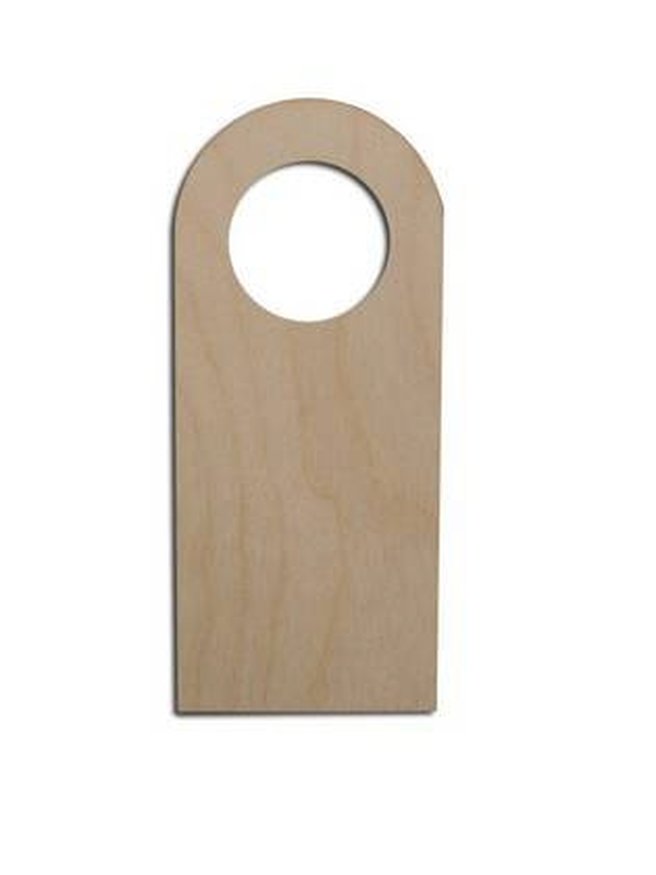 Wooden plywood door hanger, , medium image number null