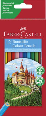 Faber castell 111212 colours pencil cardboard box 12pcs, , medium