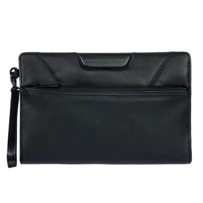 Porsche design roadster leather evo clutch bag with front pocket&nbsp;, , medium