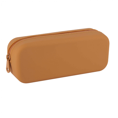 Apli rectangular silicone pencil case up north, Mustard, medium