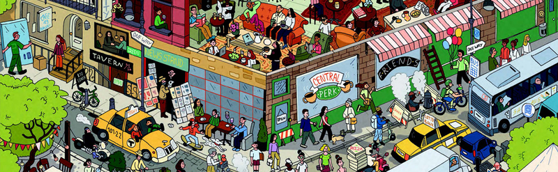 Friends: the one where everyone is hiding: a seek-and-find book, , medium image number null