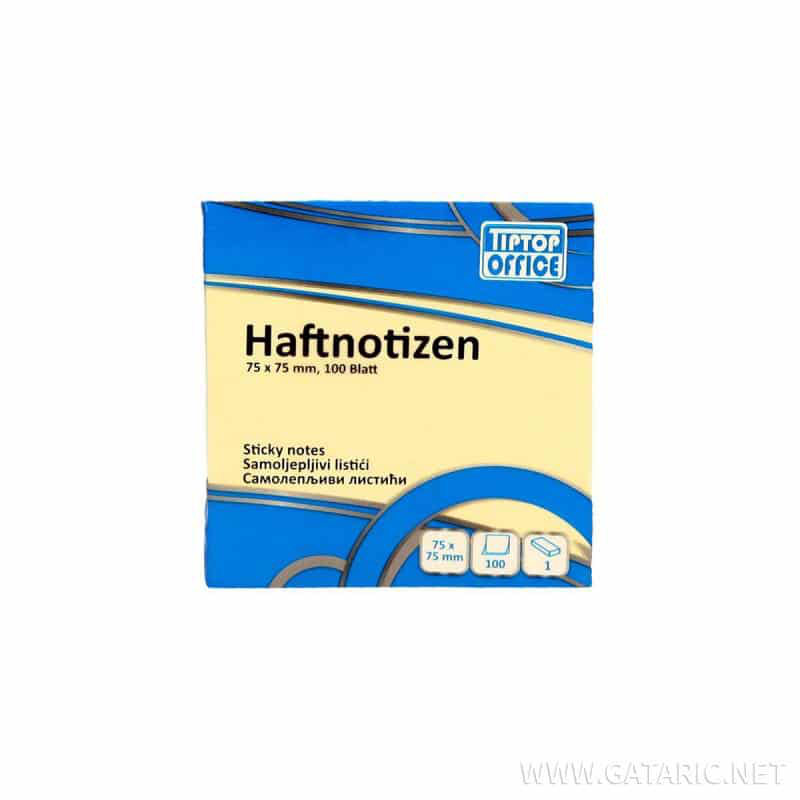 Product image: Tto stick notes 75x75mm 100sheets 403144 pastel yellow, , medium-null