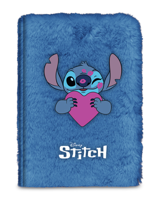 Notebook a5 plushy lilo & stitch, Light Blue, medium