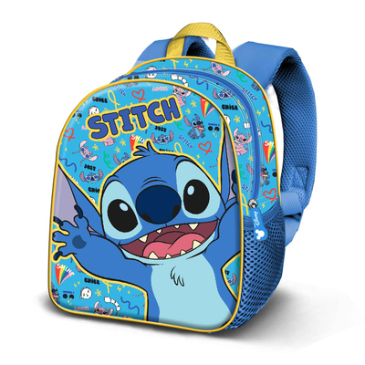 Lilo and stitch elite 3d junior backpack, Blue, medium