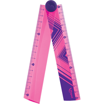 Maped folding ruler cosmic, Pink, medium