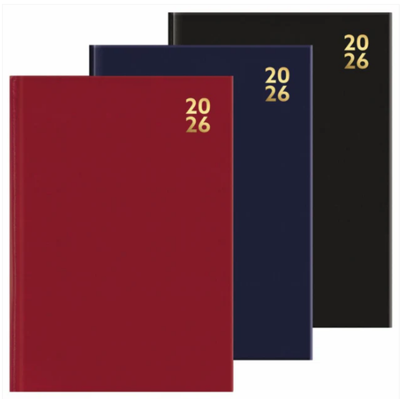 Diary a4 day per page hard cover design, , medium-null