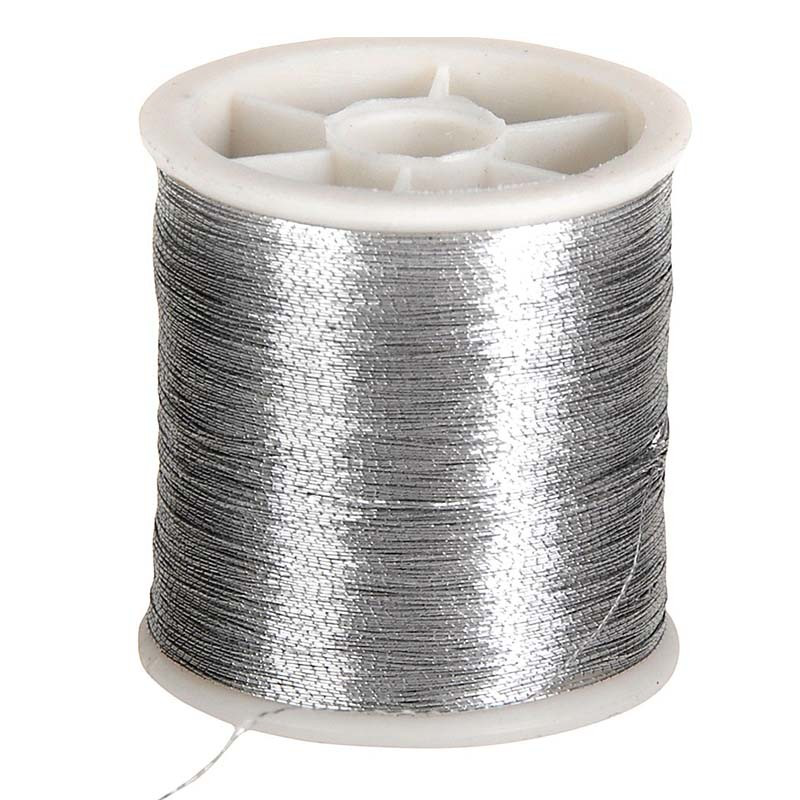 Nylon sewing thread 100m silver, , medium-null