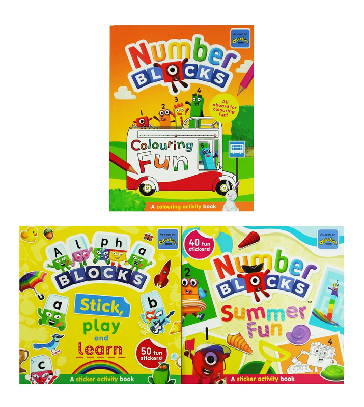 Numberblocks colouring fun & sticker activity book - assortment-null