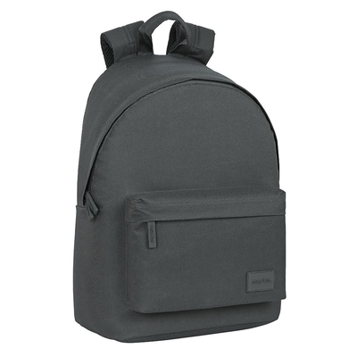 Laptop backpack 14.1 safta basic grey, , medium