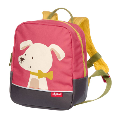 Nursery school bag - pink dog, , medium