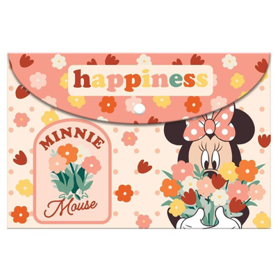 Minnie mouse folder with button a4 564365, , medium