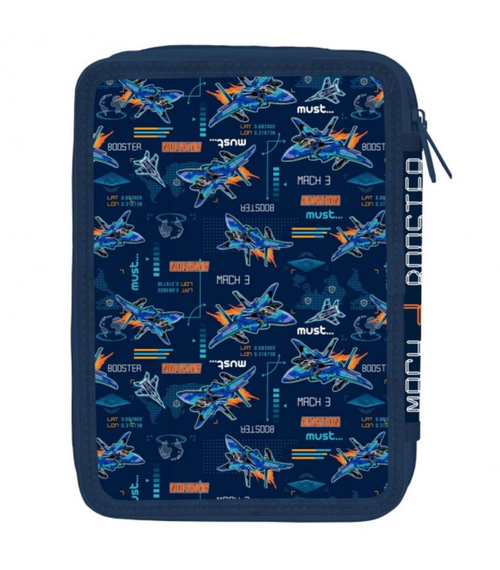 Product image: Pencil case double filled must aviation, , medium-null