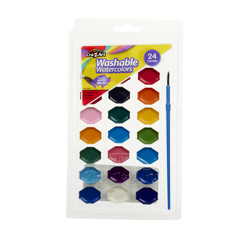 Cra-z-art washable watercolors 24 colors, , medium-null