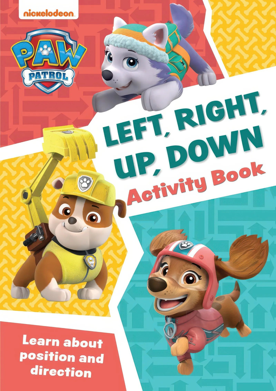 Paw patrol left, right, up, down activity book, , medium-null