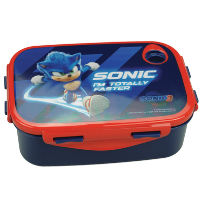 Gim lunch box with 3 compartments sonic, , medium