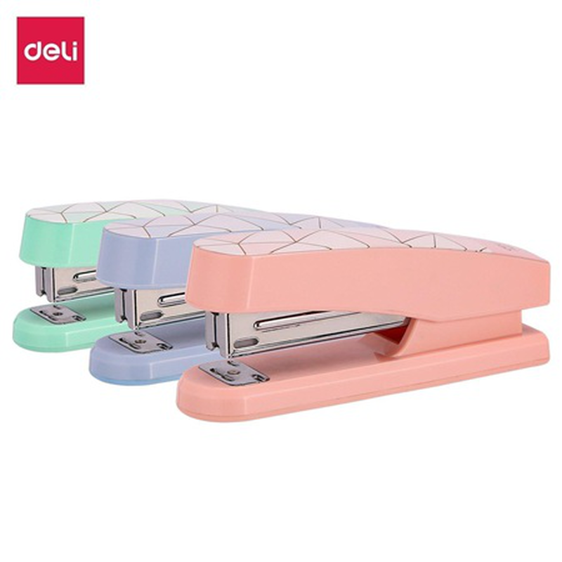 Deli macaron stapler half strip 25 sheets 24/6 - 26/6-null