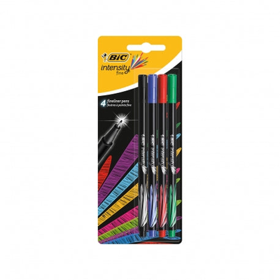 Bic intensity blister fine 0.4mm 4pack