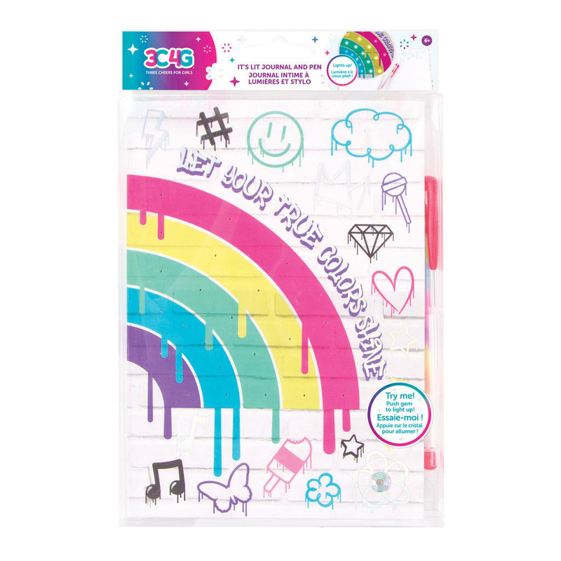 Make it real 3c4G it's lit journal & pen-null
