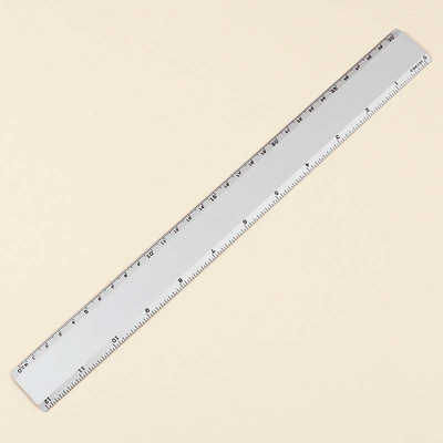 Ruler aluminium 30cm, , medium