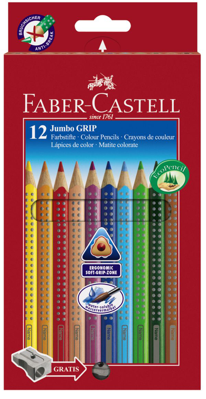 Product image: Faber castell 12 jumbo grip, , medium-null