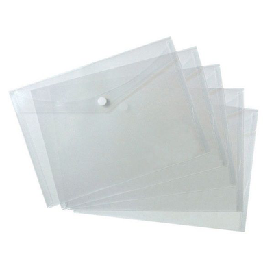 My bag with button a3 transparent clear