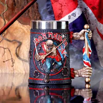 Nemesis now iron maiden eddie the trooper tankard mug, , medium