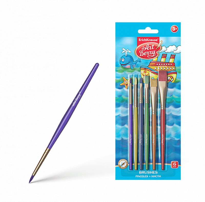 Erichkrause artberry synthetic brushes for drawing and decorating 36125, , medium-null