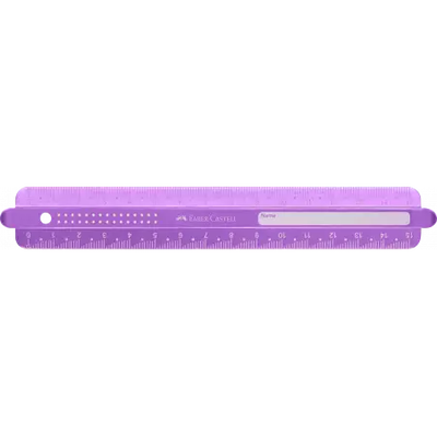 Faber castell ruler 15cm sparkle, Turquoise, medium