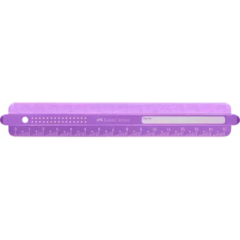 Faber castell ruler 15cm sparkle-null