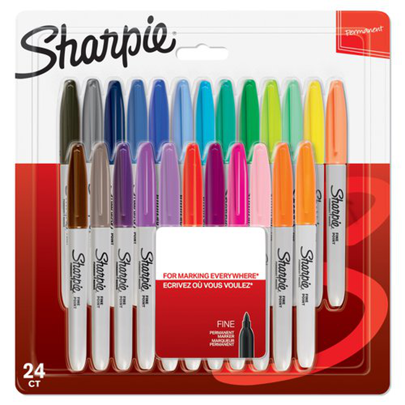 Sharpie fine point new blister 24 pcs, , medium image number null