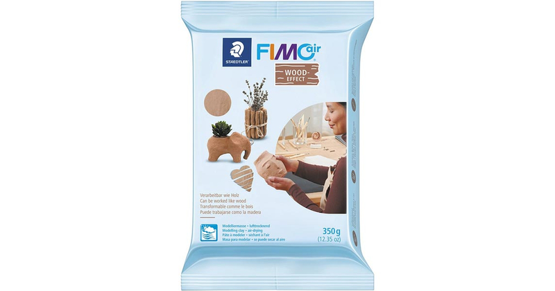 Modelling clay fimoair wood-effect, 350gair dry, , medium image number null