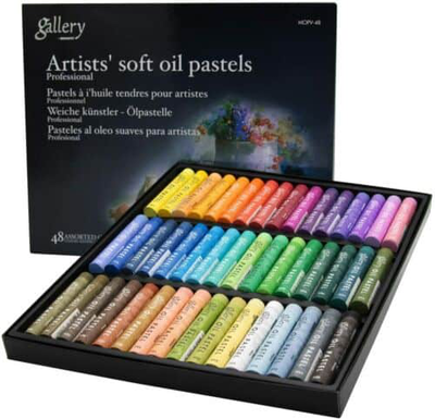 Gallery artists soft oil pastels 48pcs, , medium