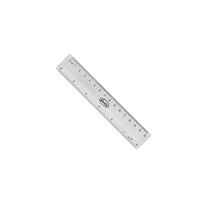 Ruler plastic 15cm, , medium