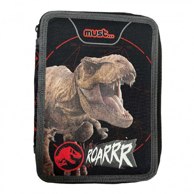 Double decker pouch with filling jurassic world t-rex roarrr, , medium