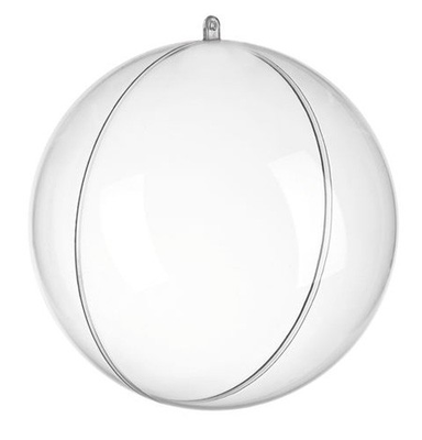 Plastic crystal ball 12cm, , medium
