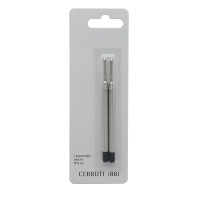 Cerruti 2 ballpoint metal refill black m, , medium