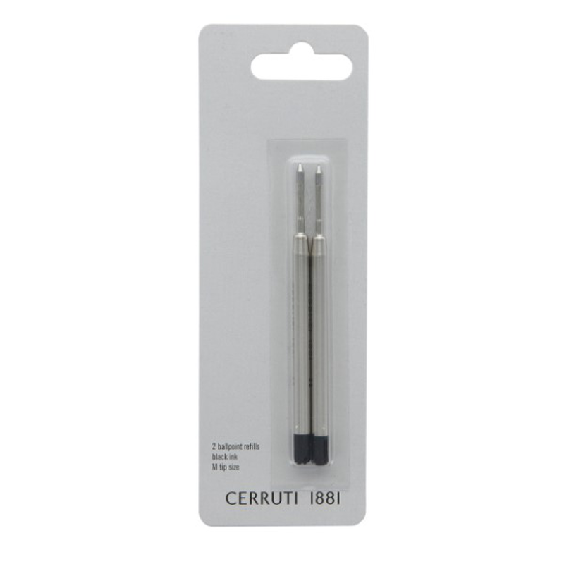 Cerruti 2 ballpoint metal refill black m, , medium-null