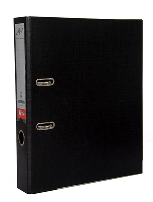 Elfen file plastic super strong a4 75mm black 00001, , medium