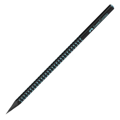 Faber-castell graphite pencil sparkle midnight (turquoise), , medium