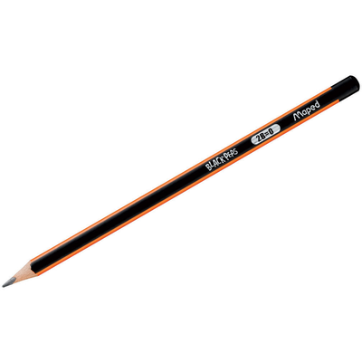 Maped pencils black'peps ergo, , medium