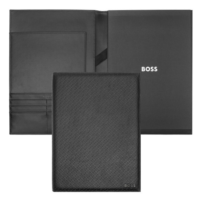 Boss folder a4 monogram black, , medium-null
