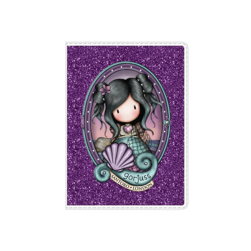Gorjuss - mini glitter notebook - lost at sea, , medium-null