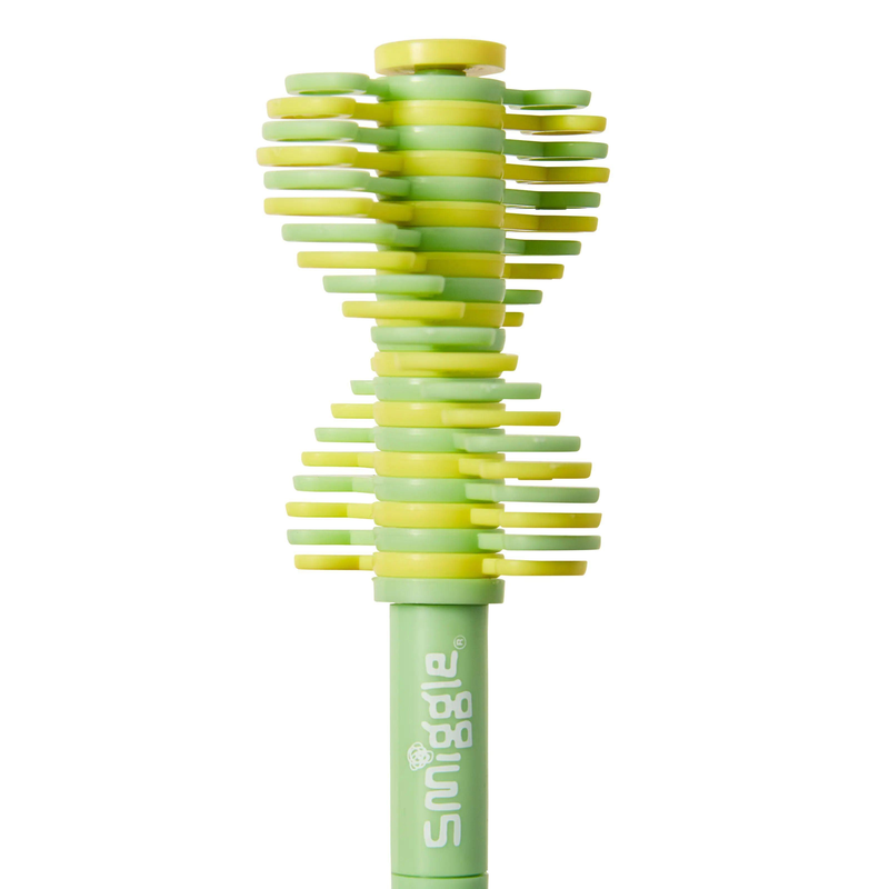 Smiggle glow in the dark fidget pen - green-null