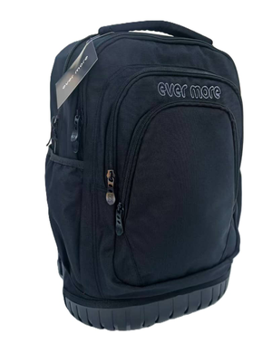 Em23 black trolley backpack, Black, medium