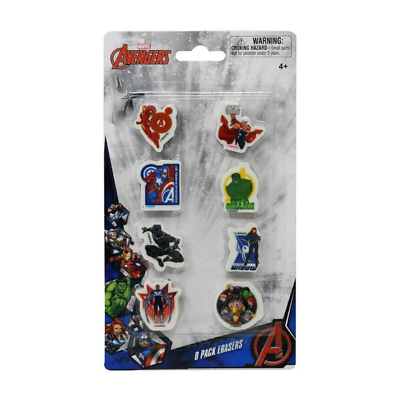 Marvel avengers party favors eraser bundle, , medium