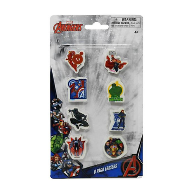 Marvel avengers party favors eraser bundle, , medium-null