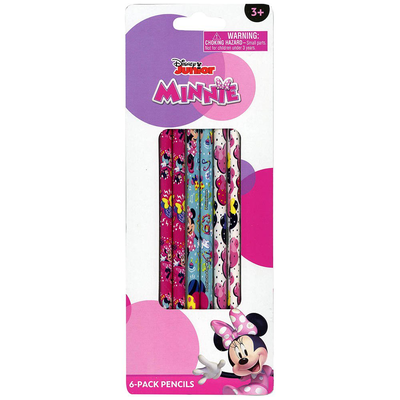 Disney minnie pencils: 8-pack for stylish sketching and writing, , medium