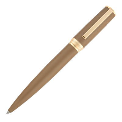 Hugo Boss ballpoint pen arche double b camel, , medium