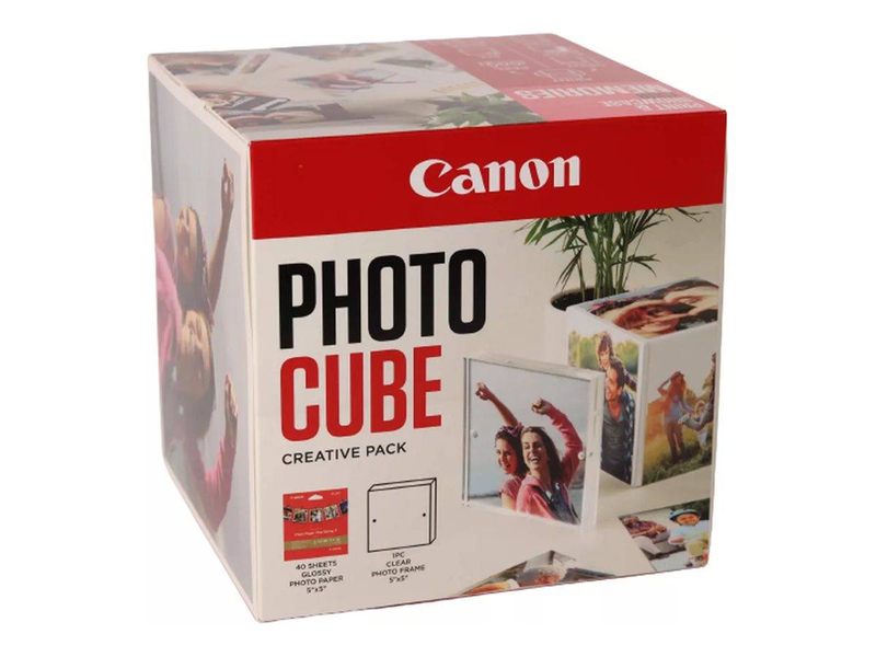 Canon pp-201 glossy pink photo paper 130 x 130 mm, 40 sheets-null