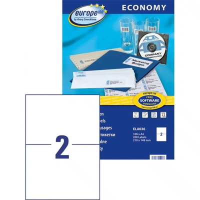 Economy/avery labels 210x148mm ela026, , medium